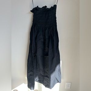 H&M strapless linen dress